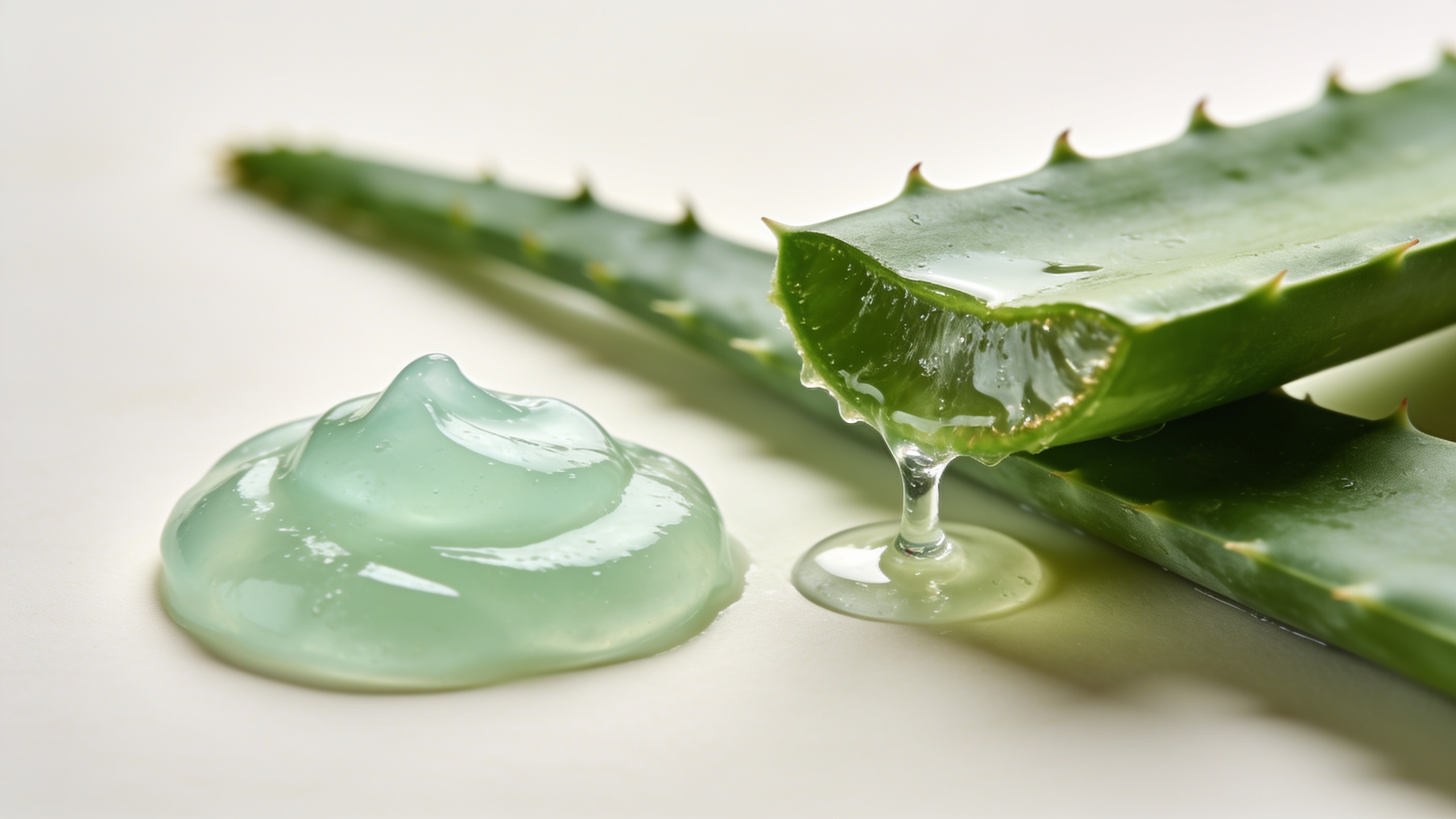 Photo of a cooling gel being applied to legs