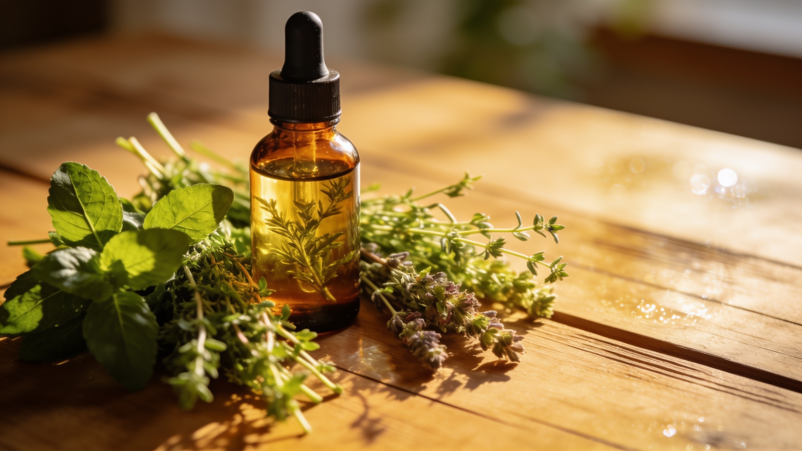 Photo of a dandelion root tonic bottle