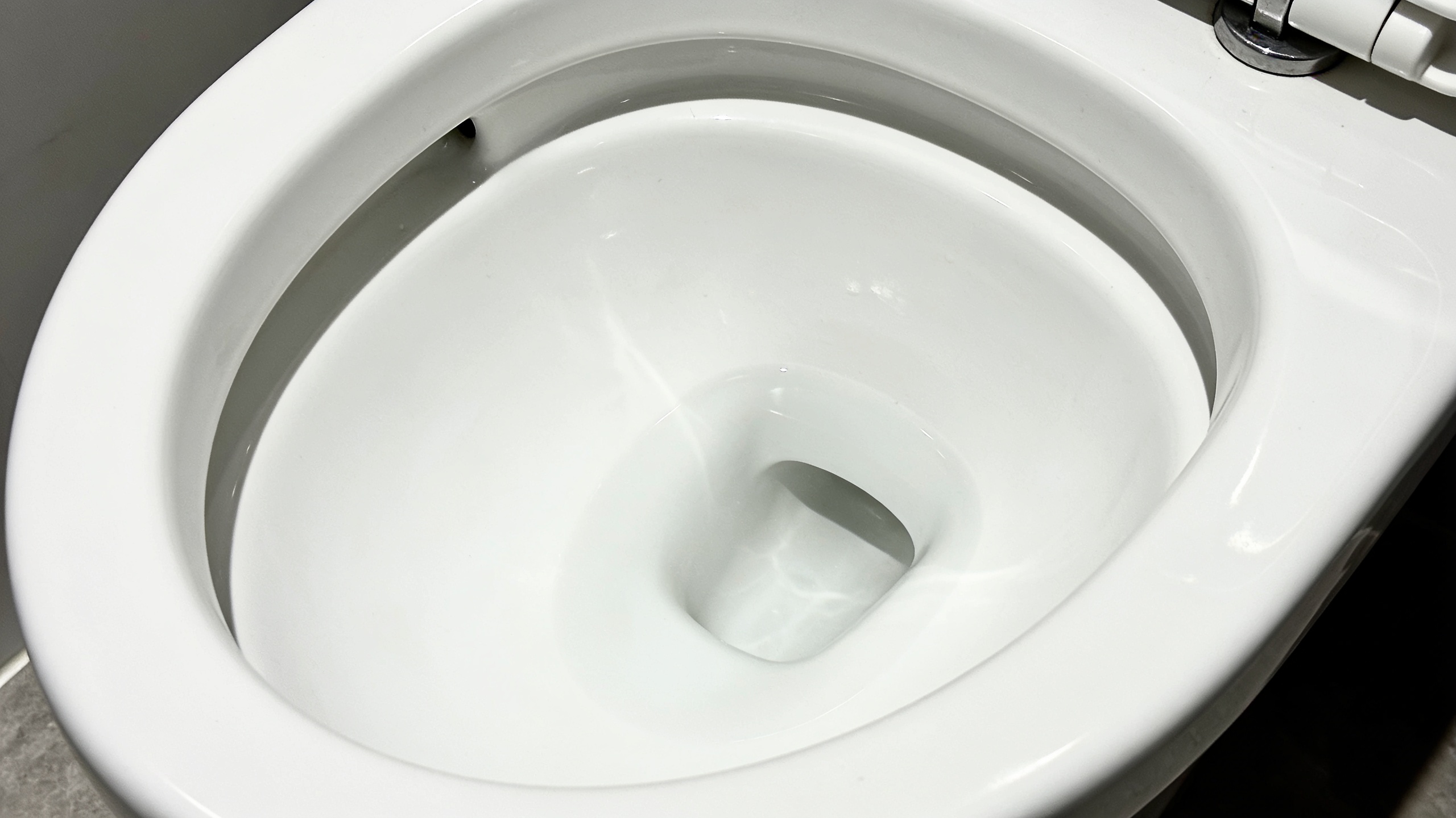 Photo of a clean toilet bowl