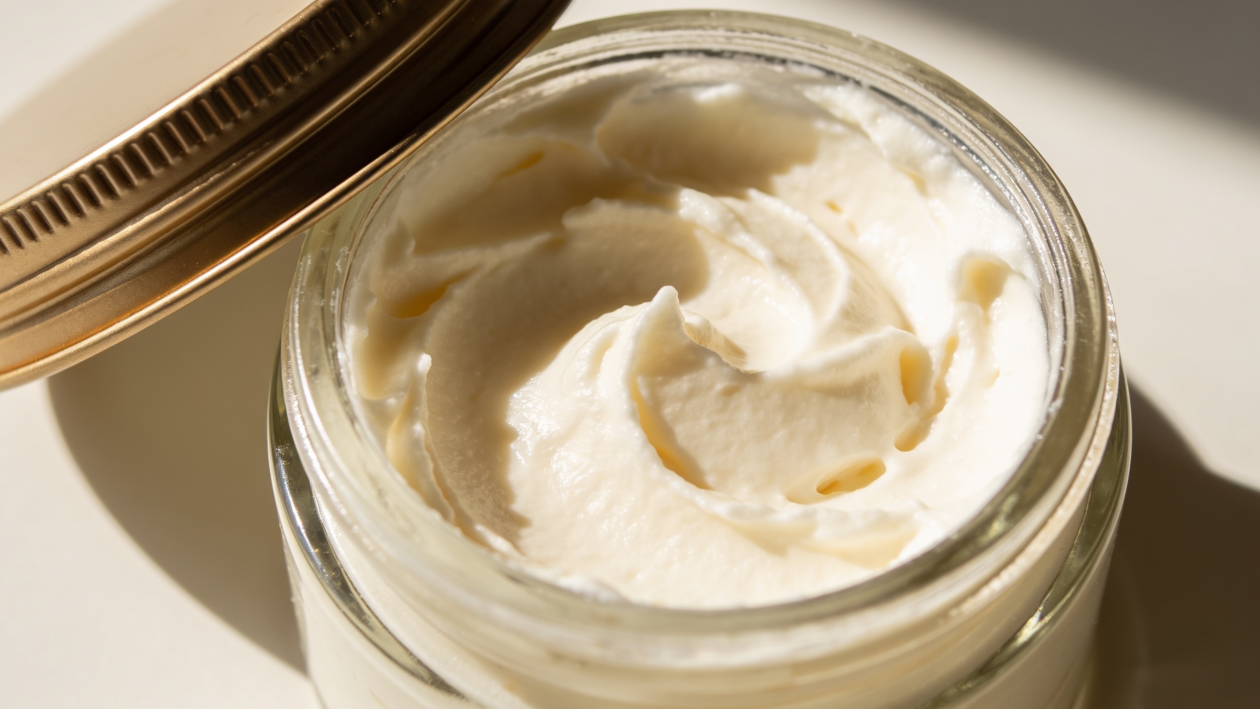 Photo of a coconut oil body moisturizer